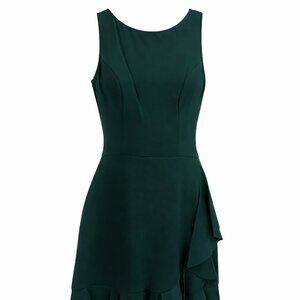 Love...ady Green Dress with Ruffle Detail - Never Worn